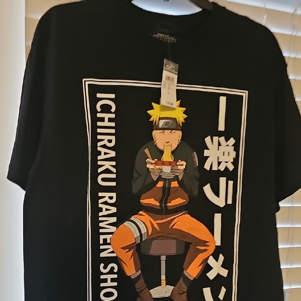Rue21 Black Anime Graphic Tee